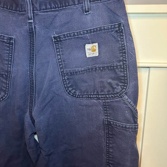 Vintage Carhartt Flame Resistant distressed baggy jeans - Picture 2 of 12